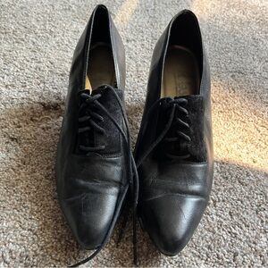 Westies black leather shoes
